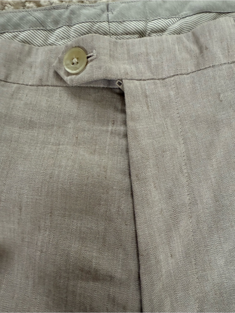 Bonobos Men’s Linen‎ Blend Chino Pants 36x32 Athletic Fit Lightweight Summer - Picture 8 of 12